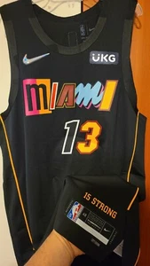 Bam Adebayo 2021-22 Miami Heat Nike Mixtape City Edition Authentic Trikot Gr. 48 - Bild 1 von 9