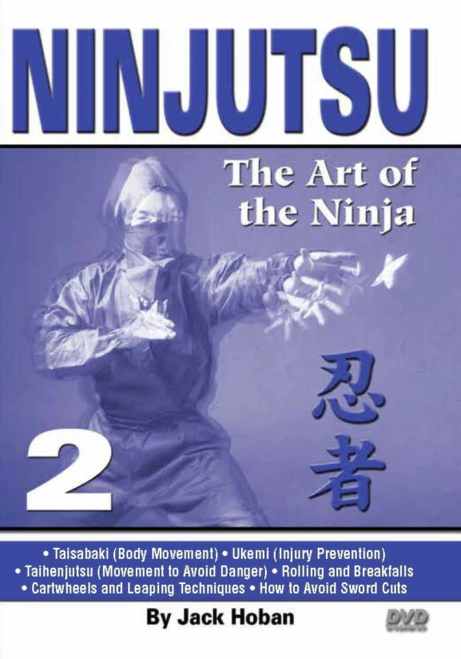 Ninjutsu Art of Ninja #2 Taisabaki, Ukemi, Taihenjutsu, breakfalls DVD Hoban - Image 1 of 1