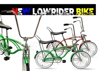 20" Hero Lowrider  Bicycle springer end fork Rise Handlebar Classic Cruiser Gift - Image 1 of 4