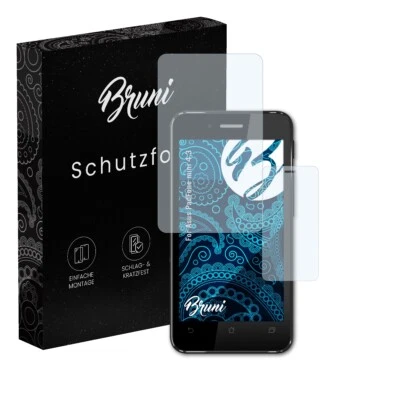 Bruni 2x Folie für Asus PadFone mini 4.3 Schutzfolie Displayschutzfolie - Bild 1 von 4