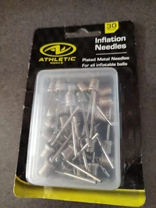 30 Inflation Needles For All Inflatable Sport Balls Standard Fit Athletic Works - Picture 1 of 5