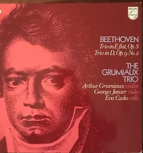 Beethoven: Trio in E flat. Op. 3 & Trio in D, Op. 9 by The Grumiaux Trio - Picture 1 of 1