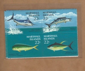 Marshall Islands: Scott: 124-127 (Fish) MNH - Picture 1 of 1