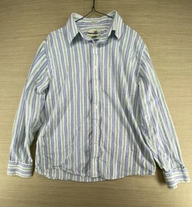 BKE Buckle Hemd Herren Medium Knopfleiste Langarm grün gestreift Regular Fit - Bild 1 von 9