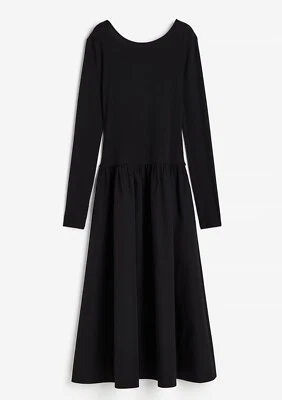 H&M Black Flared Skirt Dress - Image 1 of 4