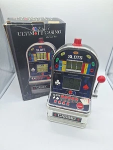 7-in-1 Ultimate Casino Mr. Max Bet Talking Slot Machine Works Great - Picture 1 of 11