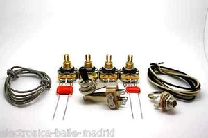 SUPER PREMIUM VINTAGE WIRING KIT ORANGE DROP ERIC CLAPTON STYLE GIBSON SG 335 - Picture 1 of 1