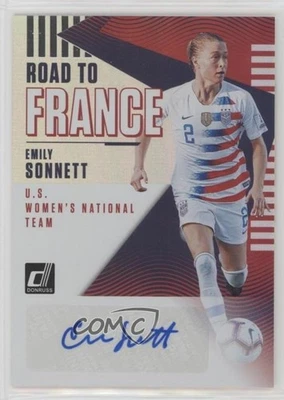 Panini Donruss Road to France 2018-19 automático Emily Sonnett #RF-ES automático Foto 1 de 2