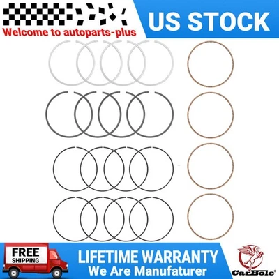 Juego de anillos de pistón mejorados turboalimentados para Audi TT 2007-2014 2,0 L tamaño estándar Foto 1 de 4