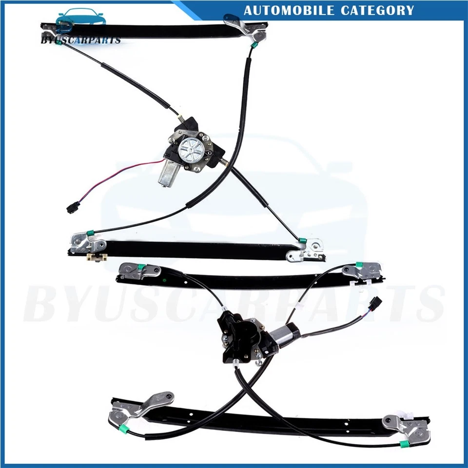 Regulador de ventana eléctrica delantero izquierdo derecho con motor para Dodge Caravan 2001-2003 Foto 1 de 4