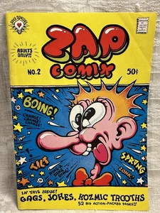 1968 ZAP COMIX #2 ~ 2nd Print 50-c Robert Crumb Stories & Art Underground --8693 - Picture 1 of 9