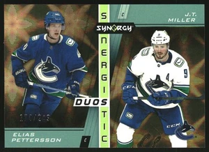 2021-22 Synergy Synergistic Duos Stars Gold #SD5 Elias Pettersson JT Miller /249 - Picture 1 of 2
