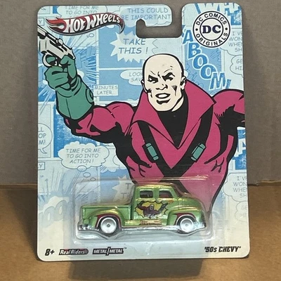 Nuevo 2011 Hot Wheels DC Comics Originales Años 50 CHEVY Lex Luthor Real Riders Metal Foto 1 de 4