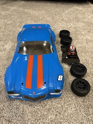 = Painted - Protoform Camaro Z28 Trans-Am USVTA Body +  Tires + Driver Figure = - Image 1 of 4