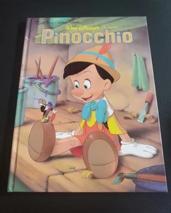 1990 Walt Disney's Classic Pinocchio A Big Golden Book Children's Hardcover - Bild 1 von 18
