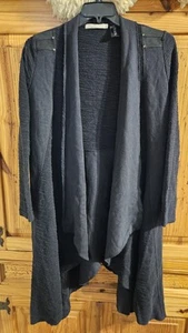 Graue Damenstrickjacke Testimony Los Angelas Größe Medium French Terry - Bild 1 von 5