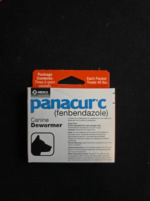 Panacur C Canine 4g Dewormer Pack of 3 - Image 1 of 3