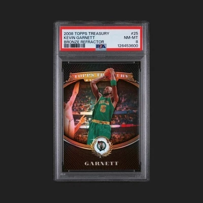 2008-09 Topps Treasury - Kevin Garnett #25 Bronze Refractor /999 - Image 1 of 2