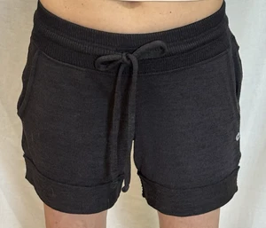 Active Life Women’s Shorts SM Black Charcoal Lounge Casual Drawstring Pockets - Picture 1 of 6