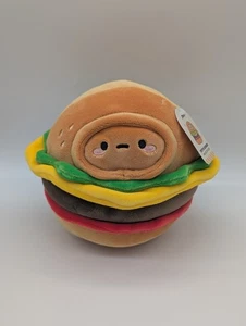 Smoko Tayto potato Diner Burger Plush toy stuffed animal Mochi squishy BNWOT - Picture 1 of 4
