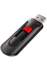 SanDisk Cruzer Glide 64 GB USB Flash Drive USB 2.0, Black & Red - Afbeelding 1 van 10