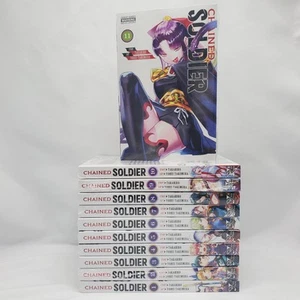 Manga Chained Soldier volúmenes 1-11 nuevo inglés sellado auténtico prensa de yen - Imagen 1 de 4