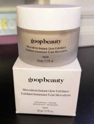 Goop Beauty Microderm 即时发光去角质剂 - 1.7 液量盎司/50 毫升 - 全新带盒 — 第 1/2 张图片