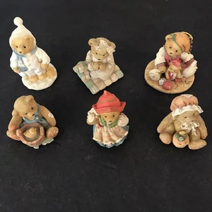 Vintage Konvolut 6 Cherished Teddies Earl Patrice Meri "warm hearted friends" 1995 - Bild 1 von 8