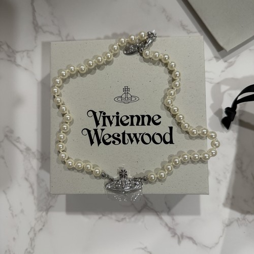 Vivienne Westwood Silver Mini Bas Relief Necklace WITH BOX | eBay