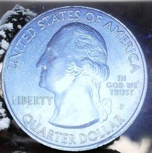 💰2019 P American Memorial Park Quarter Of The N. Mariana Islands.💰WITH RIM CUD - Picture 1 of 4