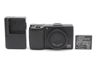 [NEAR MINT] Ricoh GR DIGITAL III 10.0MP Compact Digital Camera Black From JAPAN - Image 1 of 4