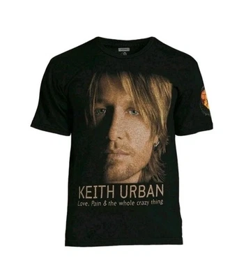Camiseta de concierto Keith Urban Vintage 2007 Love Pain & The Whole Crazy Thing XL Foto 1 de 4