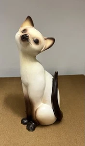 Vintage Norcrest Siamese Cat, Made in Japan Figurine, Ceramic Norcrest 8” H - Picture 1 of 9