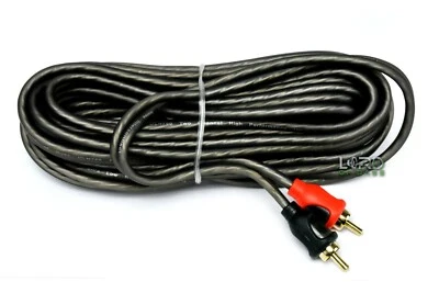 Lord of Bass Car Audio  2 Channel Interconnect RCA Cable 17 Ft OFC  - Image 1 of 3