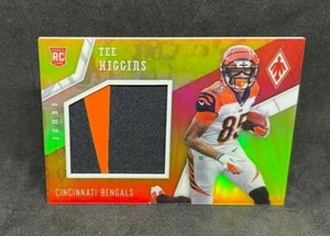 2020 Panini Phoenix Tee Higgins 10/35 Yellow Rookie Jumbo Patch RC Prizm - Photo 1 sur 1