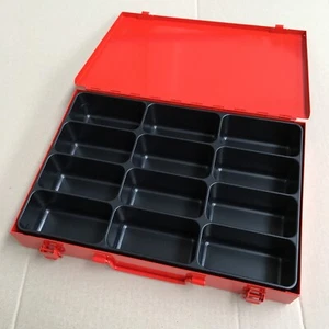 Sortimentskasten / Sortimentskoffer / Sortimentsbox / 12 Fächer / Metall / Neu - Bild 1 von 3