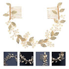 Handmade Pearl Comb Hair Pin Gold Accessories Wedding Hairpin