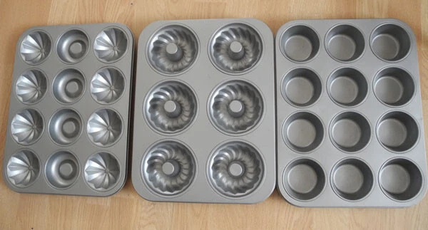 Muffinblech, Minigugelhupfblech, Donutblech, Cupcakeblech - Bild 1 von 1