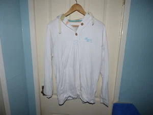 LOVELY SOFT WHITE PULLOVER HOODY BY REGATTA IN SIZE 14. - Picture 1 of 6