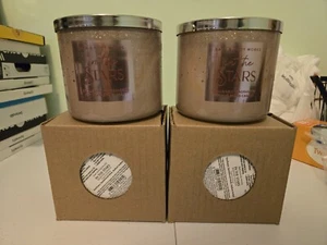 QTY 4 - Bath & Body Works White Barn IN THE STARS 3-Wick 14.5 Oz Scented Candle - Picture 1 of 4
