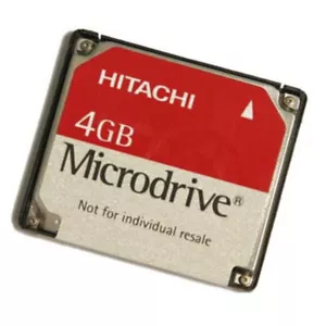Original OEM Hitachi 4GB Microdrive for JVC GZ-MC500 professional 3CCD camcorder - Picture 1 of 2