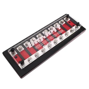 10 Spot Schwerlast ANL Sicherung Verteilerblock mit Acryl Big Jeff Audio Abdeckung - Bild 1 von 5