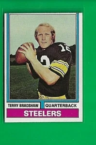 1974 Topps FB Terry Bradshaw Pittsburgh Steelers #470 🙂 🙂 NM/NMMT - Bild 1 von 2