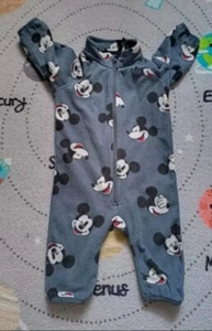 Baby Jungen Overall Einteiler Fleece Mickey Mouse H&M Frühling Herbst Gr. 68 - Bild 1 von 2