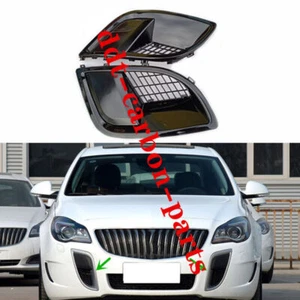 Pair For Buick Regal GS 2011-2017 ABS Glossy Black LH&RH Front Fog Light Cover - Picture 1 of 6