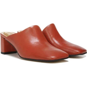 Xenia Brick Leather Franco Sarto Mules - Picture 1 of 13
