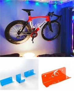 BIKE BICYCLE WALL MOUNTED RACK STORAGE HANGER HOLDER HOOK - Drop Handlebar - Picture 1 of 36