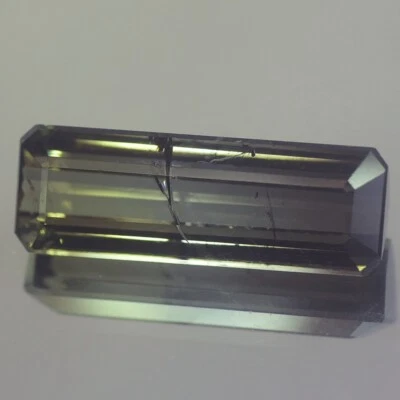 6.78CT RAVISHING AA OCTAGON MULTI COLOR UNHEATED TOURMALINE NATURAL - Image 1 of 3