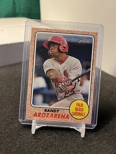 Randy Arozarena 2017 Topps Heritage Minors card 146 St. Louis Cardinals prospect - Picture 1 of 2