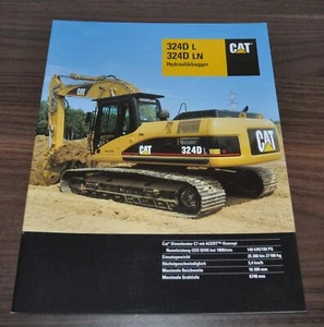 Excavadora Caterpillar 324D L LN Excavadora Gato Especificación Folleto Folleto DE - Imagen 1 de 9